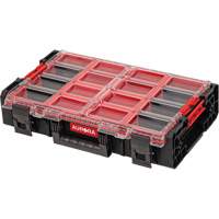 Arx&reg; 2X-Large Organizer with Bins, 23" x 15-1/5" x 6-4/5", Black OCP Construction Supplies