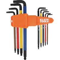 Jeu de cl&eacute; hex de style L extra longues et chromocod&eacute;es avec support, 9 mcx, Imp&eacute;rial OCP Construction Supplies