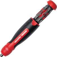13-in-1 Automotive Ratcheting Multi-Bit Screwdriver, Cushion Grip Handle OCP Construction Supplies