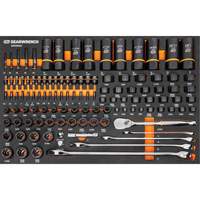 97-Piece Bolt Biter Mechanics Tool Set in Foam Storage Tray OCP Construction Supplies