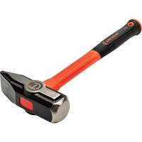 Fiberglass Blacksmith Hammer, 4 lbs Head Weight, 14" L OCP Construction Supplies