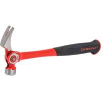 Indexing Claw Hammer, 18 oz., Cushion/Solid Steel Handle, 14" L OCP Construction Supplies