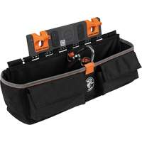 Bucket Work CentreS-Hook Large Pouch Module, Nylon, 3 Pockets, Black/Orange OCP Construction Supplies