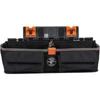 Bucket Work CentreS-Hook Large Pouch Module, Nylon, 3 Pockets, Black/Orange OCP Construction Supplies