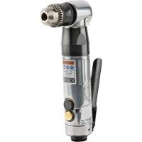 Angle Air Drill, 20.5 CFM, 1/4" NPT, 98 dBA, 3/8" Chuck, Keyed OCP Construction Supplies