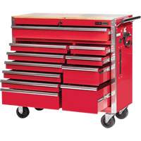PRC4211 Armoire roulante de s&eacute;rie Pro, 11 tiroirs, 42" la x 18" p x Rouge OCP Construction Supplies
