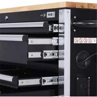 HDRC5212 Armoire mobile de s&eacute;rie HD, 12 tiroirs, 51-1/4" la x 21" p x 40-3/10" h, Noir OCP Construction Supplies