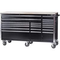 HDRC7220 Armoire mobile de s&eacute;rie HD, 20 tiroirs, 72" la x 24" p x 42-3/10" h, Noir OCP Construction Supplies