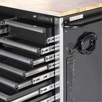 HDRC7220 Armoire mobile de s&eacute;rie HD, 20 tiroirs, 72" la x 24" p x 42-3/10" h, Noir OCP Construction Supplies