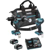Ensemble 2 outils &agrave; moteur sans balai XGT, Lithium-ion, 40 V OCP Construction Supplies