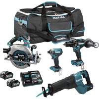 Ensemble 4 outils &agrave; moteur sans balai XGT, Lithium-ion, 40 V OCP Construction Supplies