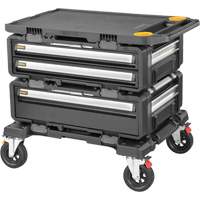 Poste de travail modulaire 4-en-1 TOUGHSYSTEM 2.0 DXL, 34" x 25-4/5" x 30", Noir/Jaune OCP Construction Supplies
