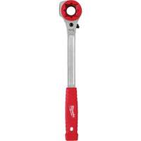 Lineman's High-Leverage Ratcheting Wrench with Milled Strike Face, 3/4"/1"/1-1/8" Drive, Ergonomic Handle OCP Construction Supplies