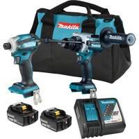 Ensemble 2 outils &agrave; moteur sans balai LXT, Lithium-ion, 18 V OCP Construction Supplies