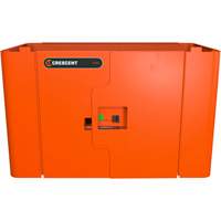 RAILWORKS Double Door Steel Security Panel Lockable Storage OCP Construction Supplies