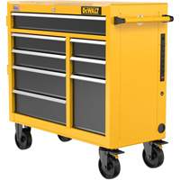 Postes de travail industriel mobile, 8 tiroirs, 40" la x Jaune OCP Construction Supplies