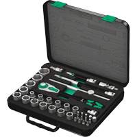 8100 SC 2 Zyklop Speed Ratchet Set, 37 Pcs, 3/8" Drive Size OCP Construction Supplies