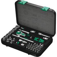 8100 SA 4 Zyklop Speed Ratchet Set, 41 Pcs, 1/4" Drive Size OCP Construction Supplies