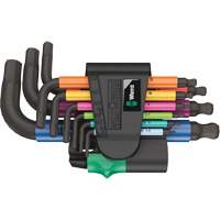 950/9 Hex-Plus Multicolour 2 L-Key Set, 9 Pcs., Metric OCP Construction Supplies