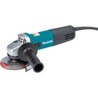 Angle Grinder with AC/DC Thumb Switch, 4-1/2", 120 V, 7.5 A, 11000 RPM OCP Construction Supplies