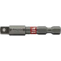 Impactech&reg; Impact Socket Adapter, 1/4" Drive Size, 1/4" Male Size, 2" L OCP Construction Supplies