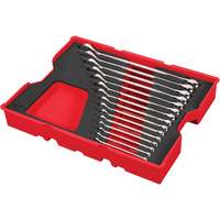Jeu de cl&eacute;s SAE avec organisateur pour tiroirs PACKOUT, Combinaison, 15 morceaux, Imp&eacute;rial OCP Construction Supplies