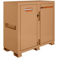Model 112 Jobsite Cabinet with Padlock, Steel, 54.9 Cubic Feet, Tan OCP Construction Supplies