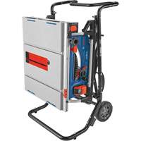 Jobsite Table Saw with Gravity-Rise Wheeled Stand, 120 V, 15 A, 3800 RPM OCP Construction Supplies