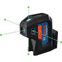 Green-Beam Five-Point Self-Leveling Alignment Laser OCP Construction Supplies