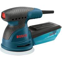 Single-Speed Palm Random Orbit Sander/Polisher, 5" Sand Paper, 2.5 A, 120 V OCP Construction Supplies