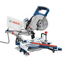 Single-Bevel Slide Miter Saw, 8-1/2", 12 A, 120 V OCP Construction Supplies