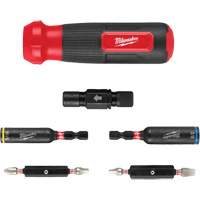 Tournevis multi-usage 8-en-1 avec embouts et tourne-&eacute;crous &agrave; chocs SHOCKWAVE, 8-1/3" lo, Prise Coussin&eacute;e OCP Construction Supplies