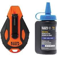 Smooth Retractable Chalk Reel with Chalk Refill OCP Construction Supplies