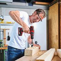 Cordless Drill/Driver Kit, Lithium-Ion, 18 V, 1/2" Chuck, 354 in-lbs Torque OCP Construction Supplies