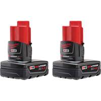 M12 REDLITHIUM XC4.0 Batteries, Lithium-Ion, 12 V, 4 Ah OCP Construction Supplies