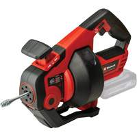 TE-DA 18/760 Li 18V Cordless Drain Auger (Tool Only), Powered, 25' Cable Length, 1/4" Cable Diameter OCP Construction Supplies