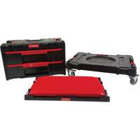 3-Piece Arx&reg; Dolly with Swivel Casters Set, 23-1/10" x 15" x 13-2/5", Black OCP Construction Supplies