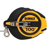Closed Case Long Tape Measure, 100', Imperial Graduations OCP Construction Supplies
