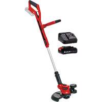 Cordless Telescopic String Trimmer with 2.5Ah Battery & Charger Starter Kit, 12", Battery Powered, 18 V OCP Construction Supplies