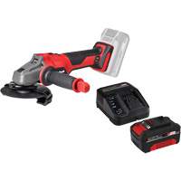 Meuleuse dangle professionnelle sans fil avec batterie 4 Ah PXC et ensemble chargeur de d&eacute;part, Roue de 5", 18 V OCP Construction Supplies