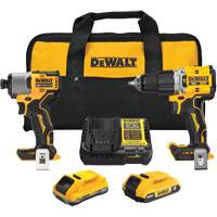 Ensemble de perceuse-visseuse sans fil et sans balais de premi&egrave;re qualit&eacute; XR, 20 V OCP Construction Supplies