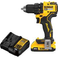 Ensemble de perceuse-visseuse sans fil et sans balai, Lithium-ion, 20 V, Mandrin 1/2" OCP Construction Supplies