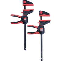 One-Hand Bar Trigger Clamps with 360° Rotating Handle Set, 12" (304.8 mm) OCP Construction Supplies