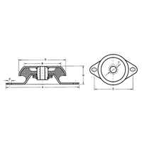 Anti-Vibration Cupmounts OCP Construction Supplies