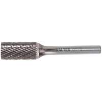 Double Cut Cylindrical Carbide Burr, SA, 1/8" Dia., 1/8" Shank, 9/16" Depth of Cut OCP Construction Supplies