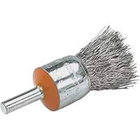 Brosses mont&eacute;es &agrave; fils cr&ecirc;p&eacute;s, 1/2", Fils 0,02", Tige 1/4" OCP Construction Supplies