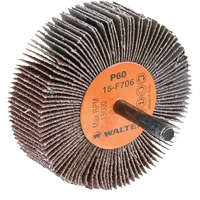 Flap Wheels-Coolcut Flap Wheels, Aluminum Oxide, 60 Grit, 3" x 1" x 1/4" OCP Construction Supplies