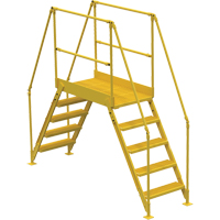 Crossover Ladder, 103-1/2" Overall Span, 50" H x 48" D, 24" Step Width OCP Construction Supplies
