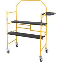 nsemble d'&eacute;chafaudage &agrave; montant de s&eacute;curit&eacute; & tablette pour outils de 4' Jobsite Series, Cadre Acier, 49-1/2" p x 57-3/4" h OCP Construction Supplies