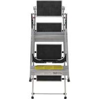 Tilt & Roll Step Stool Ladder, 4 Steps, 44.25" x 22.13" x 59" High OCP Construction Supplies